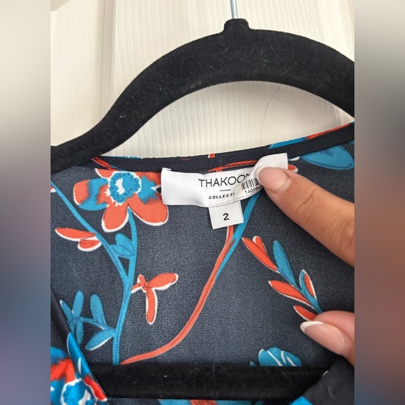 Thakoon Black Daisy Printed Dress size 2 - Picture 4 of 4